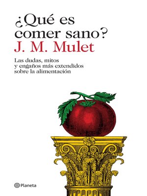 cover image of ¿Qué es comer sano? (Edición mexicana)